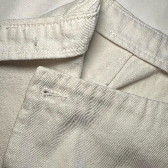 BDG White Denim Wrap Button Up Mini Skirt Size Small - Picture 7 of 7